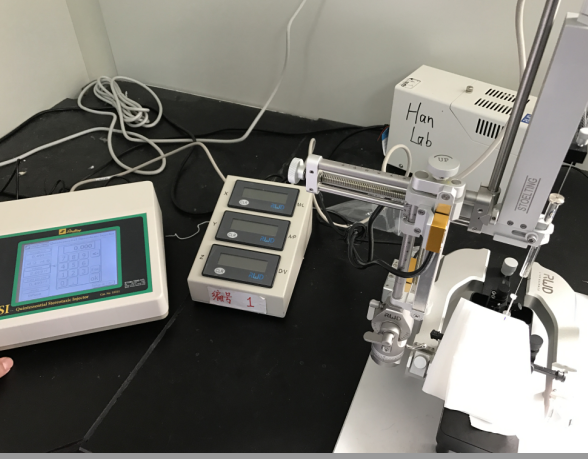 华中科技大学同济医学院神经生物系装备超微量显微注射系统
